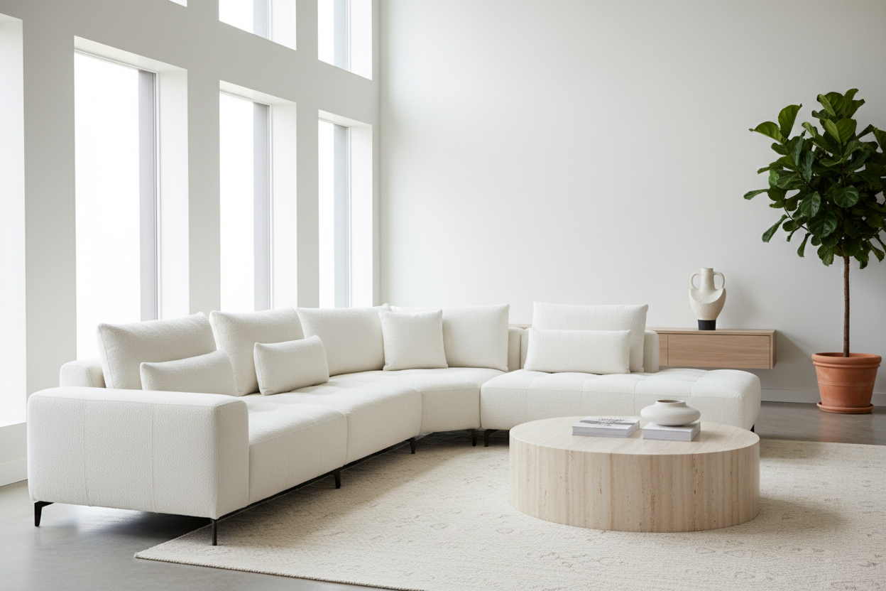 Ivory Modular Sectional - Showroom